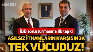 Mansur Yavaş'tan İBB soruşturmasına ilk tepki: Asılsız ithamların karşısında tek vücuduz!