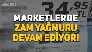 Marketlerde zam yağmuru sürüyor! CHP'li Ali Mahir Başarır paylaştı
