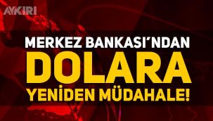 Merkez Bankası 4.kez dolara müdahale etti