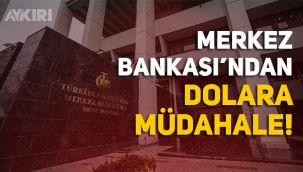 Merkez Bankası'ndan dolara müdahale! Merkez Bankası dolar satmaya başladı!