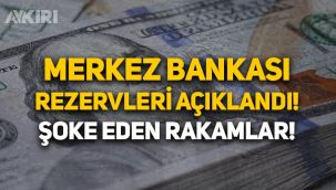 Merkez Bankası'nın rezervlerinde sert düşüş: Eksi 55.7 milyar dolar oldu