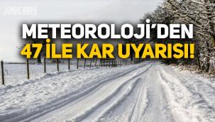 Meteoroloji’den İstanbul ve Ankara da dahil 47 ile kar uyarısı! İşte il il hava durumu