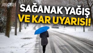 Meteoroloji'den kar, sağanak yağmur ve kuvvetli fırtına uyarısı! İşte il il hava durumu!
