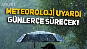 Meteoroloji'den yağmur uyarısı: Günlerce sürecek! Havalar nasıl olacak? İşte il il hava durumu...