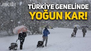 Meteoroloji'den yoğun kar açıklaması! Türkiye genelinde yağış bekleniyor, Kar ne zaman yağacak? İl il hava durumu