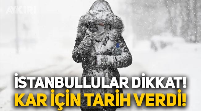 Meteoroloji uzmanı tarih verdi: Marmara bölgesi için kar uyarısı!