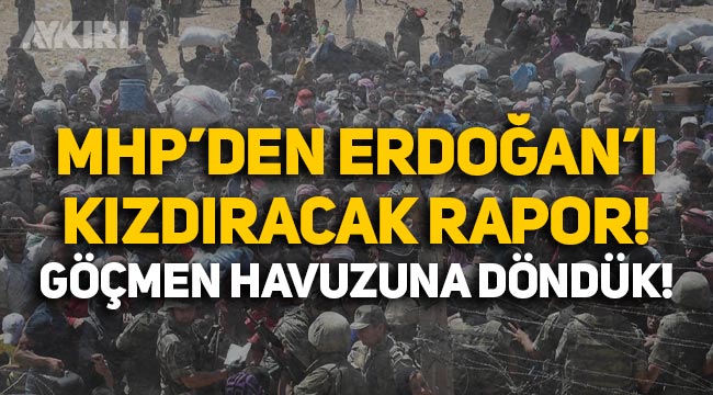 MHP'den Suriyeli raporu: "Gettolaşma önlenmeli, AB ile mutabakat Türkiye'yi göçmen deposu yaptı"