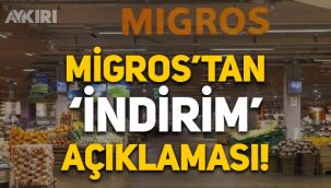 Migros'tan indirim açıklaması: Bazı ürünlerde indirim yapıldı