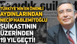Necip Hablemitoğlu, 19 yıl önce bugün suikaste uğradı! Necip Hablemitoğlu kimdir?