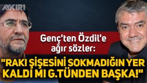 Nihat Genç'ten Yılmaz Özdil'e çok ağır sözler: Rakı şişesini sokmadığın yer kaldı mı g.tünden başka