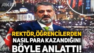Rektör Refik Polat, öğrencilerden nasıl para kazandığını böyle anlattı! Üniversiteyi ticarethane yapmış