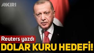 Reuters yazdı: İktidarın dolar kuru hedefi belli oldu! Dolar kaç liraya düşecek?