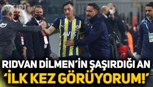 Rıdvan Dilmen'in şaşırdığı o an: 