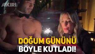 Saba Tümer'in doğum günündeki yarı çıplak garsonlar gündem oldu