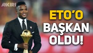 Samuel Eto'o, Kamerun Futbol Federasyonu başkanı seçildi