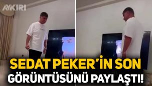 Sedat Peker'in son görüntüsünü eşi Özge Peker paylaştı!