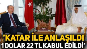 Şeref Oğuz'dan olay açıklama: Katar ile uzatılan Swap anlaşmasında 1 dolar 22 TL olarak kabul edildi