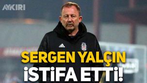 Sergen Yalçın, Beşiktaş'tan istifa etti!