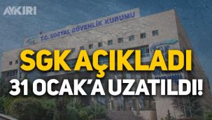 SGK açıkladı: 31 Aralık'ta biten e-Tebligat başvuru süresi 31 Ocak 2022'ye uzatıldı