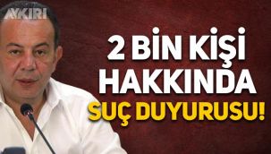Tanju Özcan’dan 2 bin kişi hakkında suç duyurusu