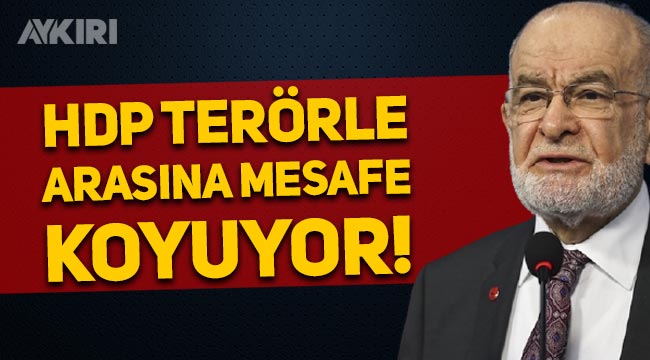 Temel Karamollaoğlu: HDP terörle arasına mesafe koyuyor