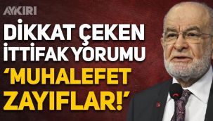 Temel Karamollaoğlu'ndan ittifak açıklaması: Muhalefet zayıflar