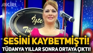 Tüdanya yıllar sonra ortaya çıktı! Şarkıcı Tüdanya'nın son hali