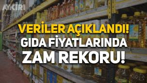 Türk-İş verilerini açıkladı: Gıda fiyatlarına rekor zam geldi, yüzde 54.96 artış!