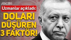 Uzmanlar açıkladı: Doların düşmesine neden olan 3 faktör!