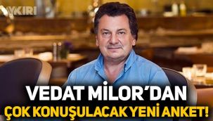 Vedat Milor'dan çok konuşulacak yeni anket: Hülya Avşar göndermeli simit anketi