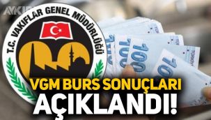 VGM burs sonuçları açıklandı! VGM burs sonuç sorgulama ekranı, Vakıflar Genel Müdürlüğü burs sonuçları
