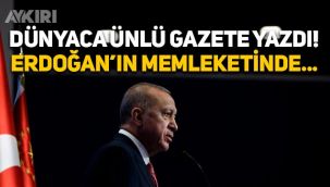 Wall Street Journal’dan Erdoğan analizi: Memleketi Rize'de bile destek azalıyor