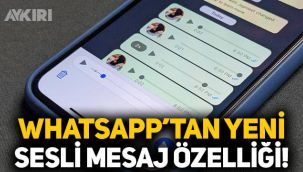 WhatsApp yeni özelliğini duyurdu: Sesli mesajlarda yeni dönem!