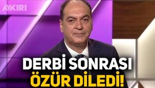 Yalçın Çetin, Fenerbahçe - Beşiktaş derbisinden sonra özür diledi