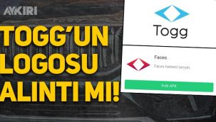 Yerli otomobil TOGG'un logosu alıntı mı? TOGG ile Faces'in logosu aynı çıktı!