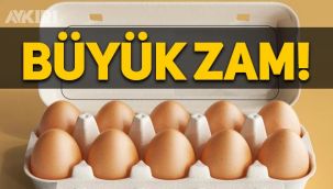 Yumurta fiyatlarına büyük zam geldi: Tanesi 2.5 lira oldu!