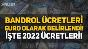 Yurtdışından getirilen cep telefonu için ödenecek bandrol ücreti belli oldu! 2022 bandrol ücretleri