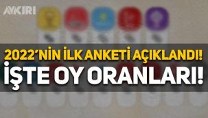 2022'nin ilk seçim anketi açıklandı: İşte ORC anketine göre partilerin oy oranları!