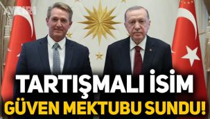 Açıklamalarıyla tartışma yaratan ABD Büyükelçisi Jeffry Lane Flake'ten Erdoğan'a güven mektubu