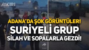 Adana'da skandal görüntüler