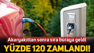 Akaryakıttan sonra elektrikli araba şarjı yüzde 120 zamlandı