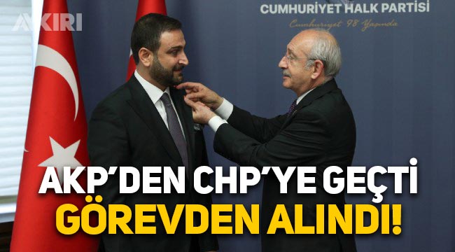 AKP'den CHP'ye geçen ASKON Şube Başkanı görevden alındı