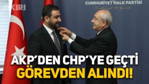 AKP'den CHP'ye geçen ASKON Şube Başkanı görevden alındı