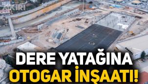 AKP'li Trabzon Belediyesi uyarıları dikkate almadı: Dere yatağına otogar inşaatına başladı!