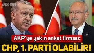 AKP'ye yakın anket firmasından çarpıcı iddia: CHP, mart ayında birinci parti olabilir