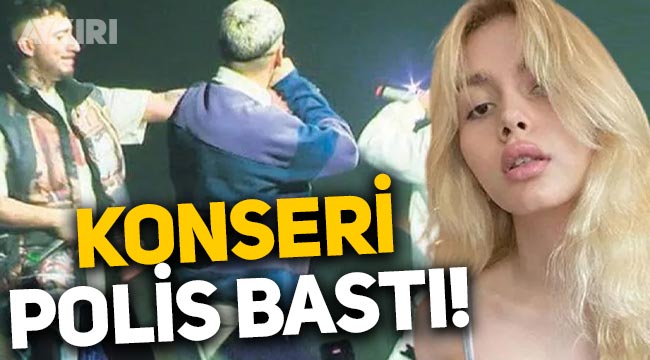 Aleyna Tilki'nin olaylı gecesi: Sevgilisi olduğu iddia edilen rapçi Uzi'nin konserini polis bastı! 