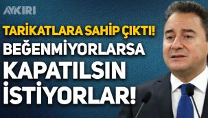 Ali Babacan, tarikat ve cemaat yurtlarına sahip çıktı: Beğenmiyorlarsa kapatılsın istiyorlar