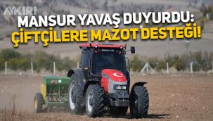 Ankara Büyükşehir Belediyesi’nden çiftçilere mazot desteği