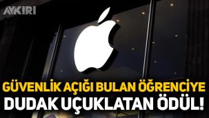Apple, güvenlik açığı bulan öğrenciye 100 bin 500 dolar ödül verdi