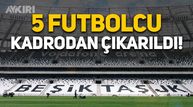 Beşiktaş'ta koronavirüs şüphesi: 5 futbolcu Süper Kupa maçı kadrosundan çıkarıldı